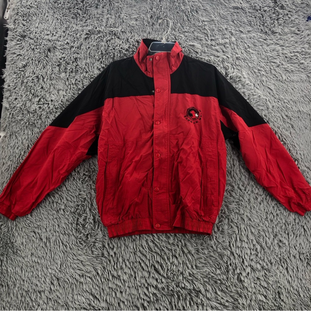 Matco Jacket Coat Tools Mens Medium Pockets Red Black Tools Jacket
